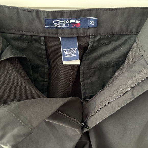 Chaps Golf 78 Men’s Black Shorts 32” Waist - Picture 7 of 8